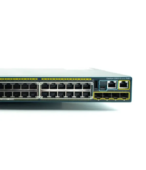 Cisco - WS-C2960S-24PC-L - Catalyst 2960S 24 PoE 370W, 4 x SFP LAN Base_3 Cisco Catalyst WS-C2960S-24PS-L – Switch 24 Ports Gigabit PoE