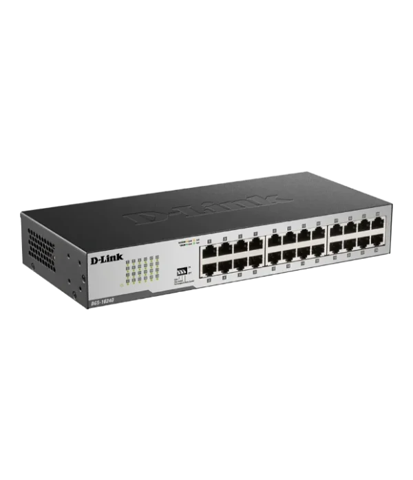 DGS1024DI1Image LSide Switch 24 Ports Gigabit DGS-1024D – Métallique, Rackable