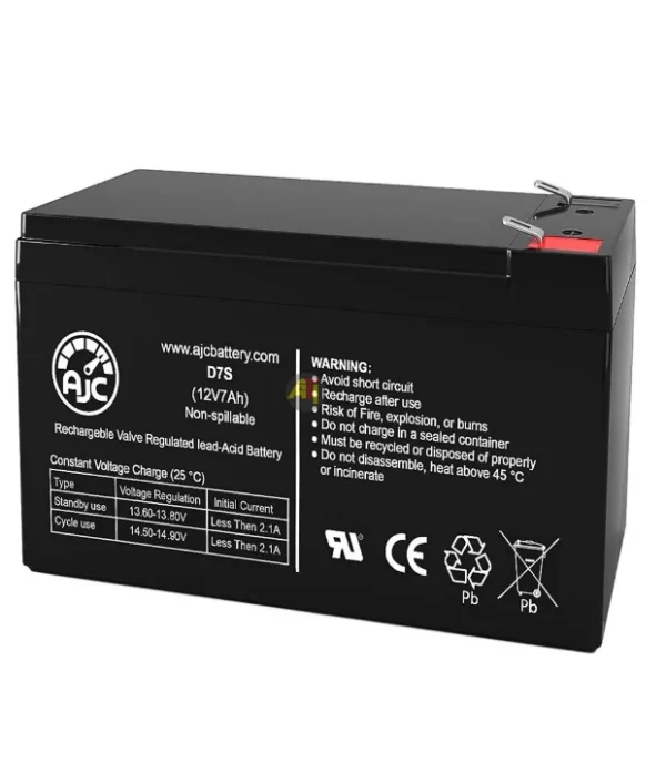 batterie_12v-7A Batterie pour onduleur 12V-7Ah – Fiable, durable et sans entretien