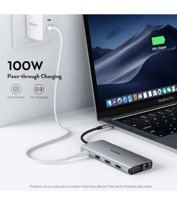 Hub USB-C 11-en-1 Multiport_3 Hub USB-C 11-en-1 Multiport – HDMI, VGA, Ethernet, Audio, USB