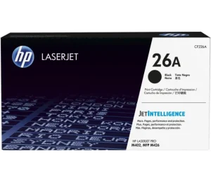 Encre-HP-26A HP 26A toner noir original CF226A Cartouche toner HP LaserJet 26A HP 26A CF226A noir pour imprimantes