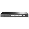 Tp-link 24-port PoE-2 Smart PoE Switch TP-LINK T1500-28PCT vue avant Switch PoE 24 ports TP-LINK T1500-28PCT réseau professionnel