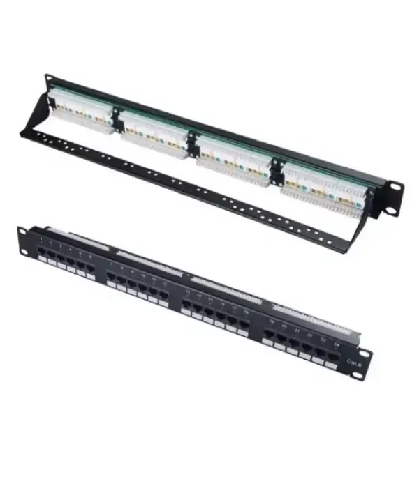 panneau-de-brassage-24p-cat6a-utp-1 Panneau de brassage 24 ports RJ45 Cat6 blindé