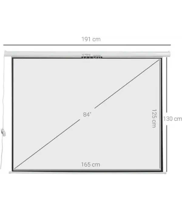 Ecran_Projection-motorise-electrique.webp-1 Écran de projection motorisé – Home Cinéma & Pro