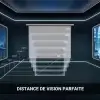 Ecran_Projection-motorise-electrique.webp-2 Écran de projection motorisé 84 pouces Écran motorisé pour Home cinéma Écran de projection 4K montage mural plafond