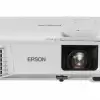 EPSON EB-E10 Vidéoprojecteur EPSON blanc avec sa sacoche de transport noire, idéal pour les présentations professionnelles et le home cinéma à Bamako.