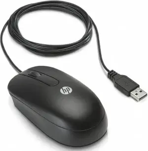 HP USB Optical1 Souris informatique ergonomique disponible en modèles avec et sans fil, offrant précision et confort pour le travail de bureau à Bamako.