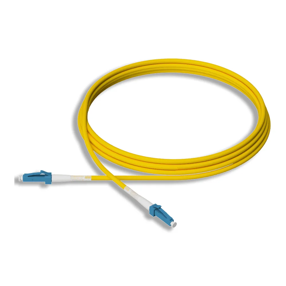 Câble fibre optique LC UPC vers SC UPC monomode OS2 5m (simplex, jaune)