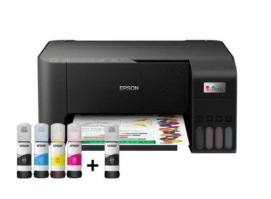 Imprimante Epson EcoTank L3250 à Bamako Imprimante Epson EcoTank L3250 à réservoirs WiFi disponible à Bamako chez BoulevardTech