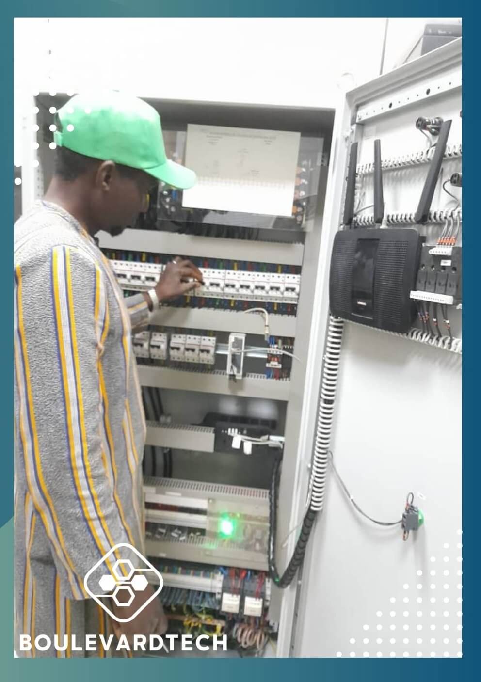Équipe BoulevardTech en intervention à Bamako